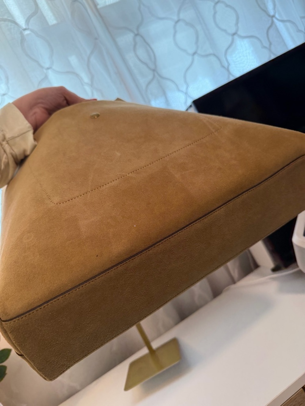 Coach Brooklyn 39 Tan Leather Slouch Shoulder Bag - Picture 7 of 10